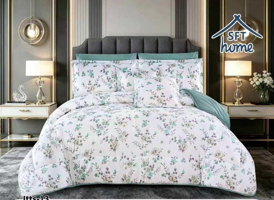 عرض مفرشين ماد صيفي نفرين 8 قطع