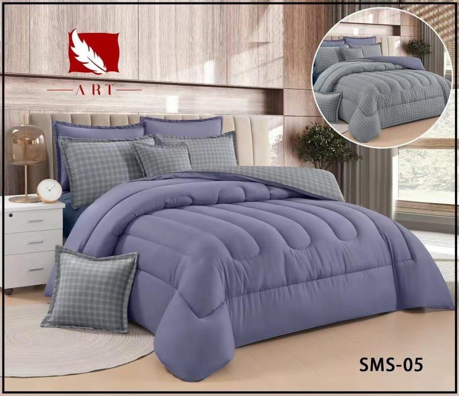 Summer bedspread set for two, 8 pieces