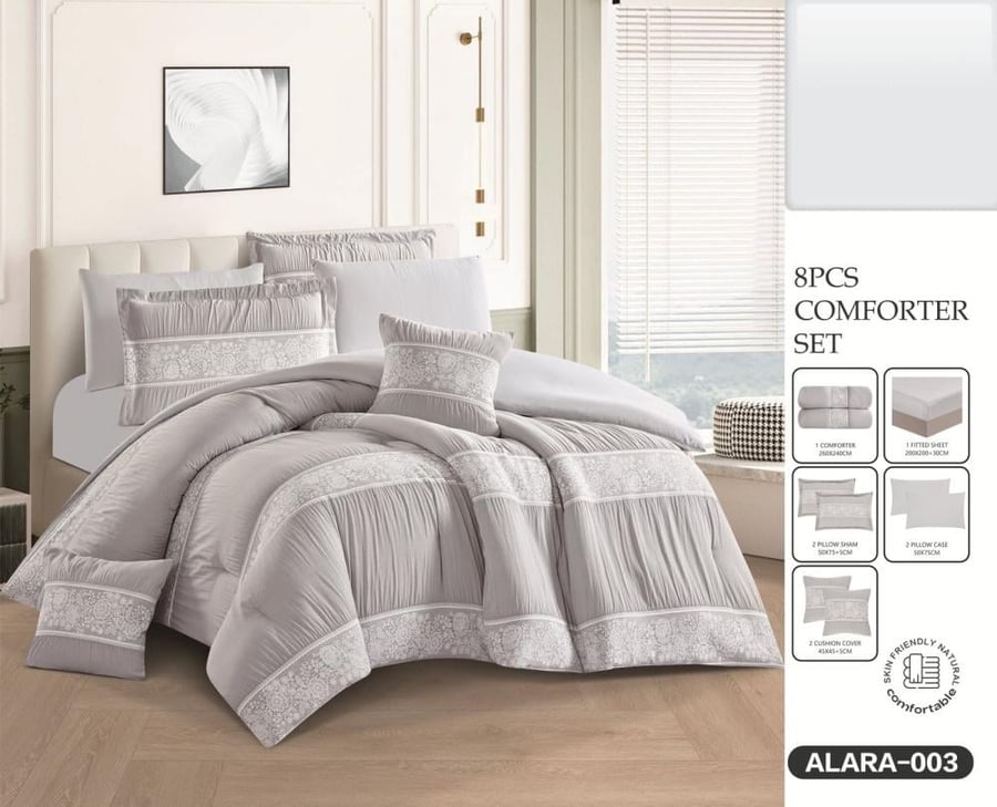Jewel summer 2 persons bedspread 8 pieces