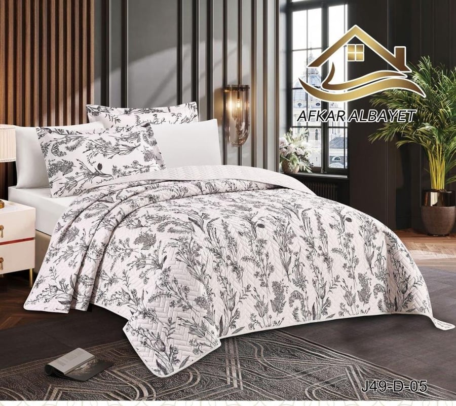 Summer-themed bedspread, compressed, four-piece set