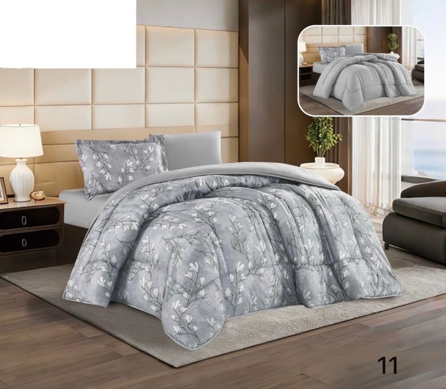 Hoodie bed cover for two people, summer, 6 pieces