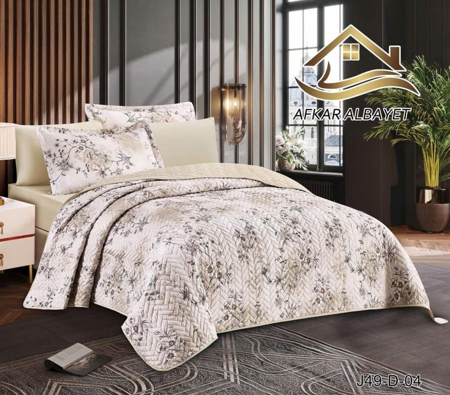 Summer-themed bedspread, compressed, four-piece set