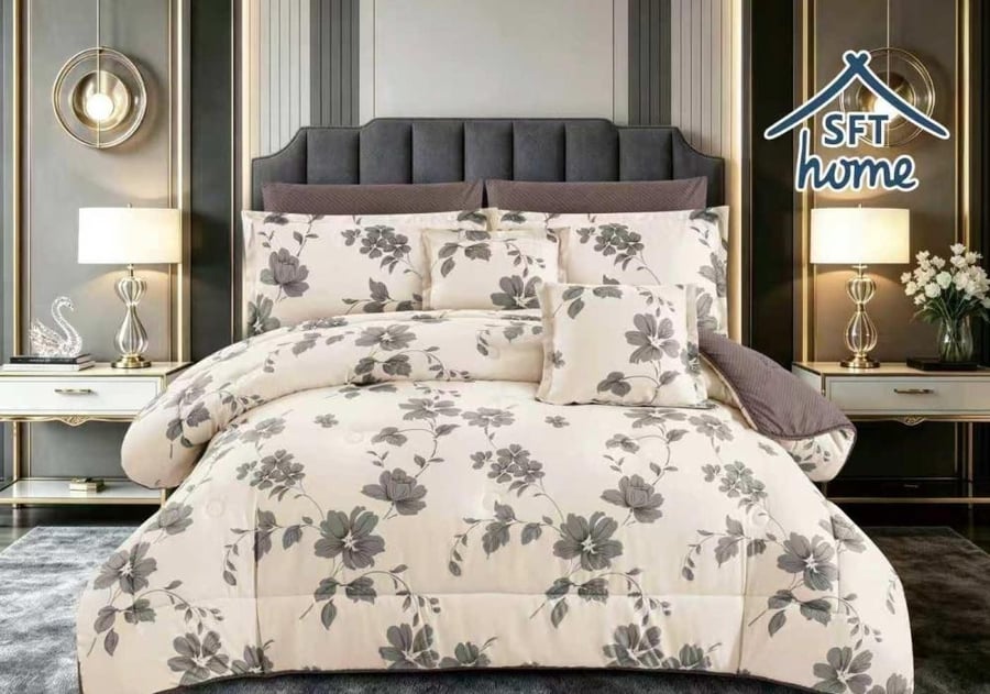 عرض مفرشين  ماد صيفي نفرين 8 قطع