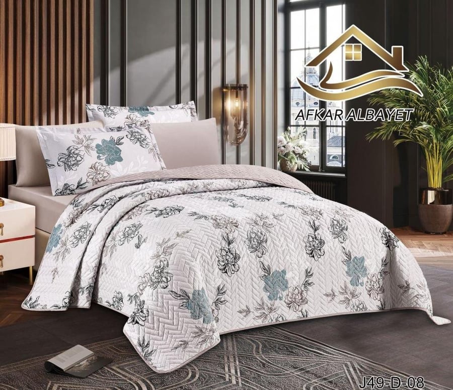 Summer-themed bedspread, compressed, four-piece set