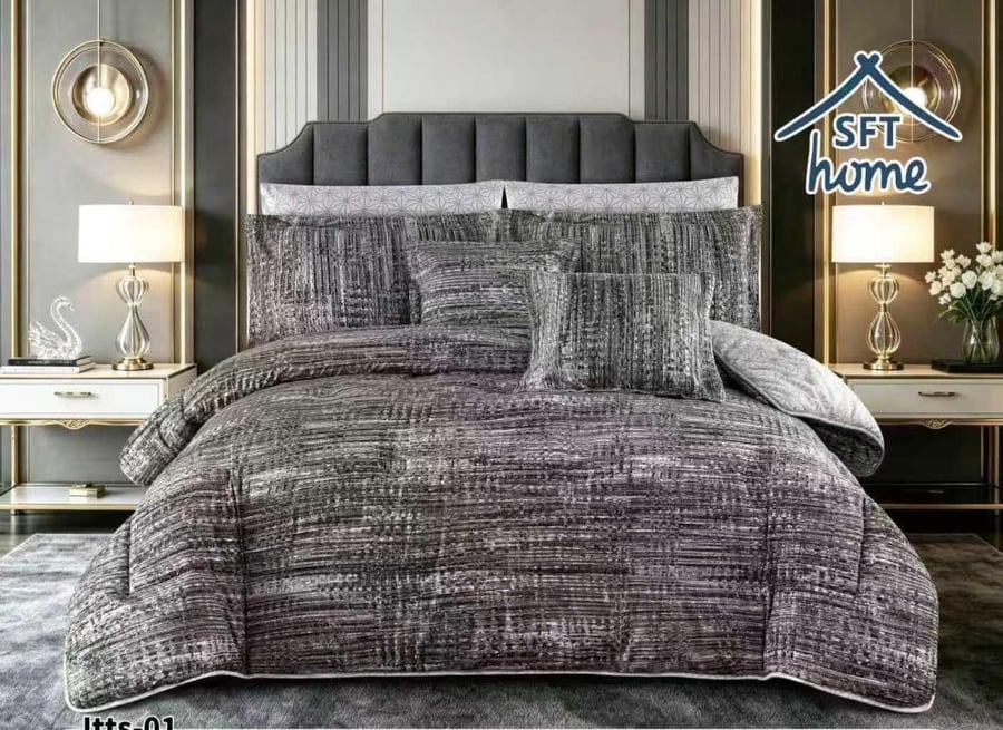عرض مفرشين ماد صيفي نفرونص 5  قطع