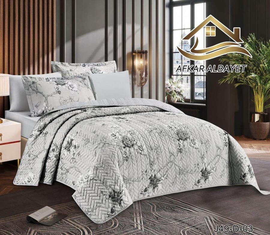 Summer-themed bedspread, compressed, four-piece set