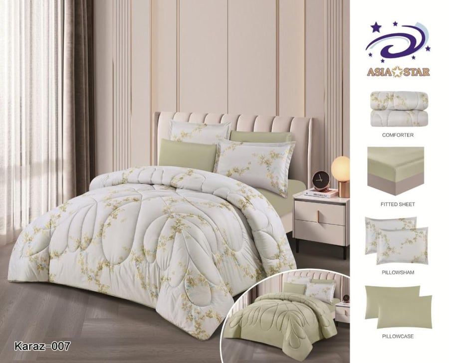 مفرش نفر ونص 4 قطع