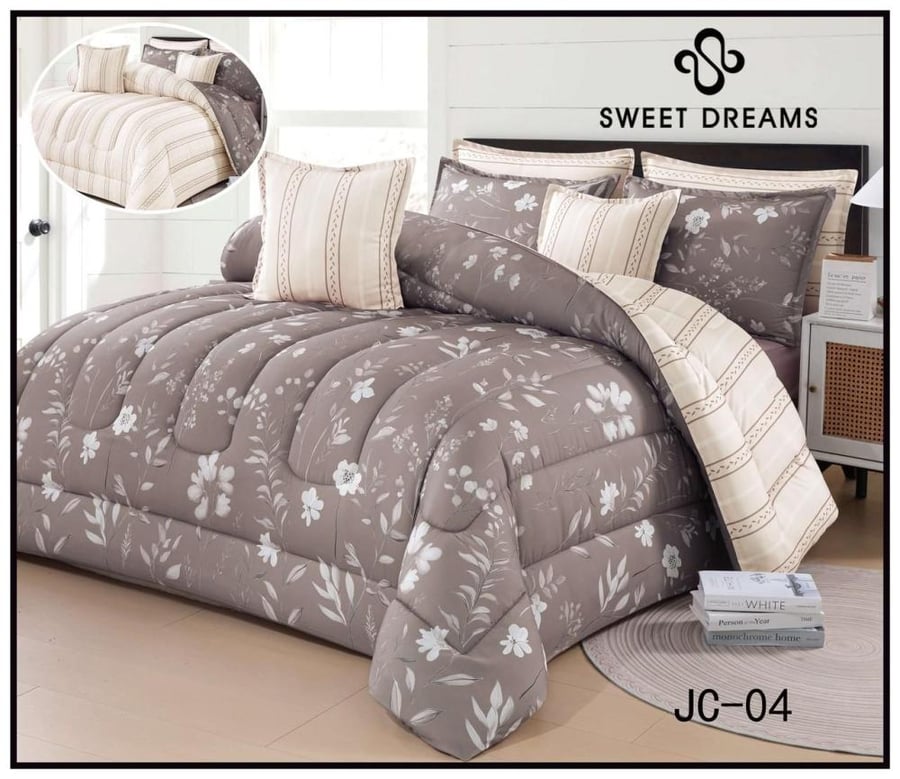 Noda summer duvet set for two, 8 pieces