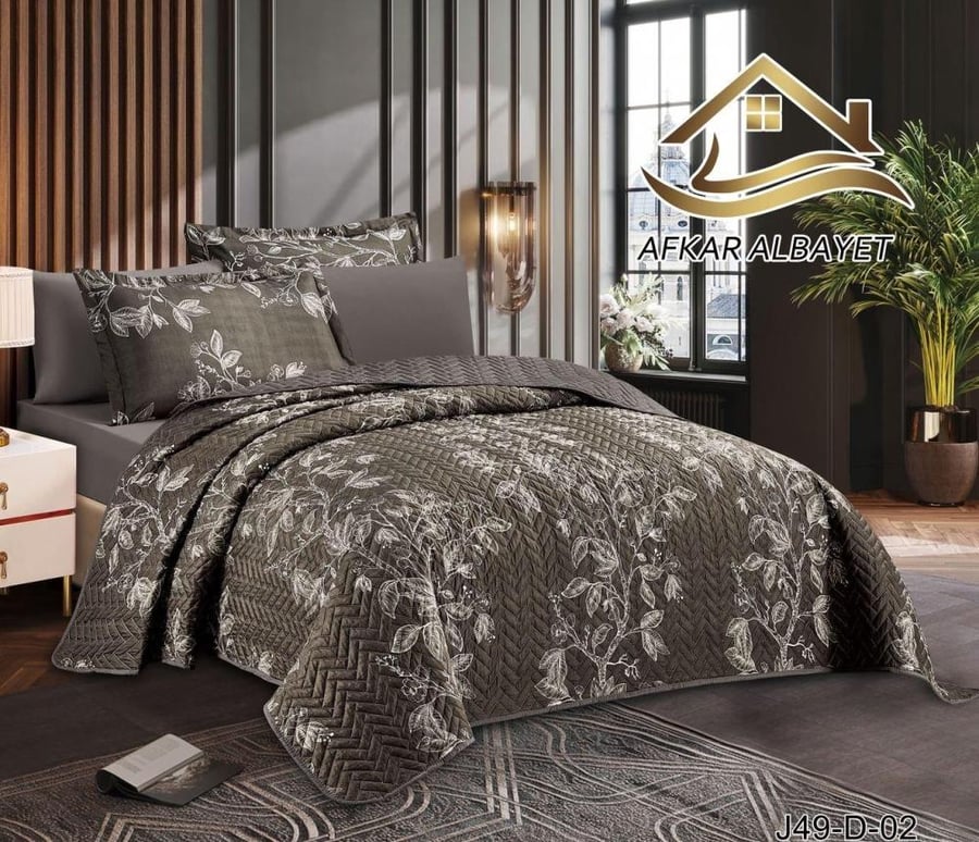 Summer-themed bedspread, compressed, four-piece set