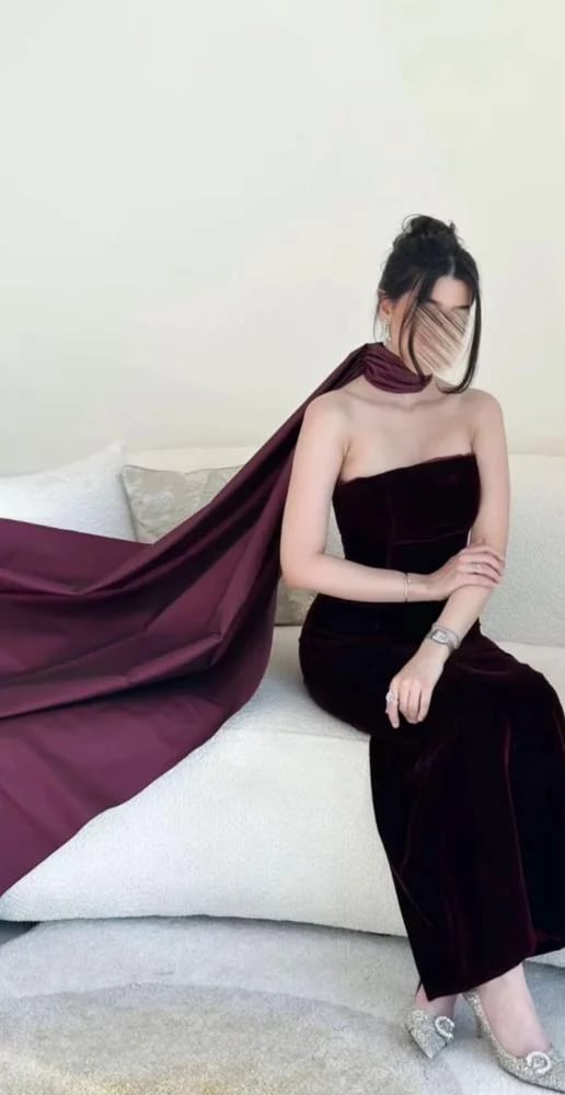 فستان سهره  مخمل
