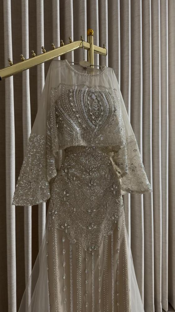 فستان سهره فخم سكري