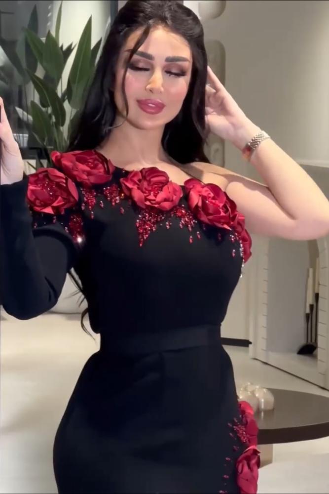 فستان سهره  اسود  فخم
