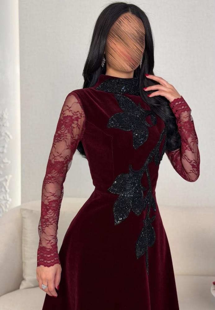 فستان سهره  جوخ وخرز