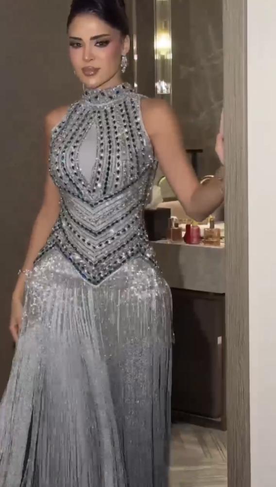 فستان  سهره هدب فخم
