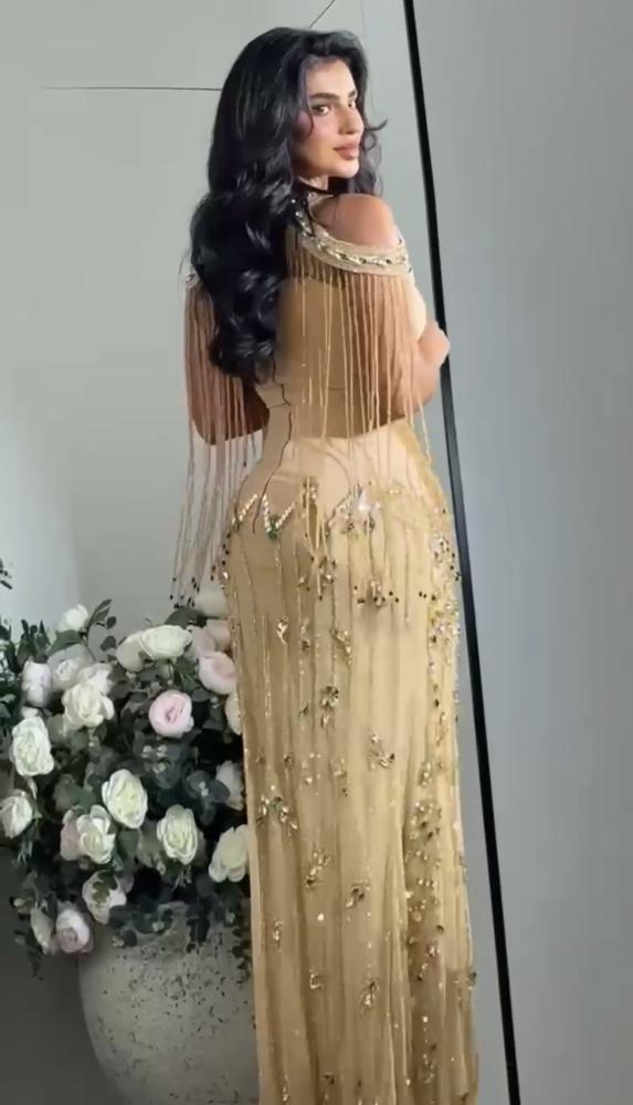 فستان سهره فخم هدب
