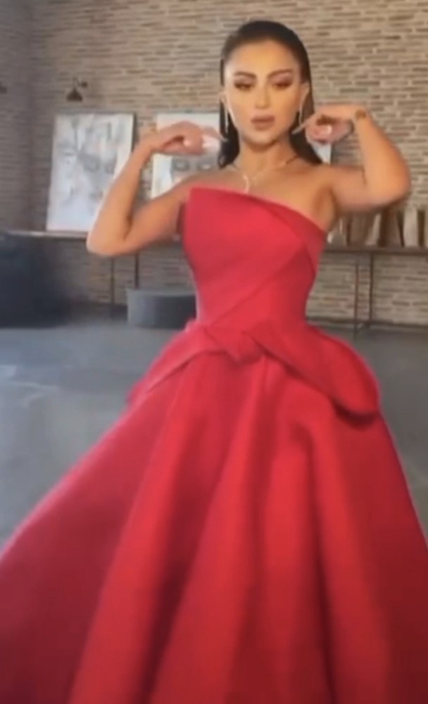 فستان ناره احمر