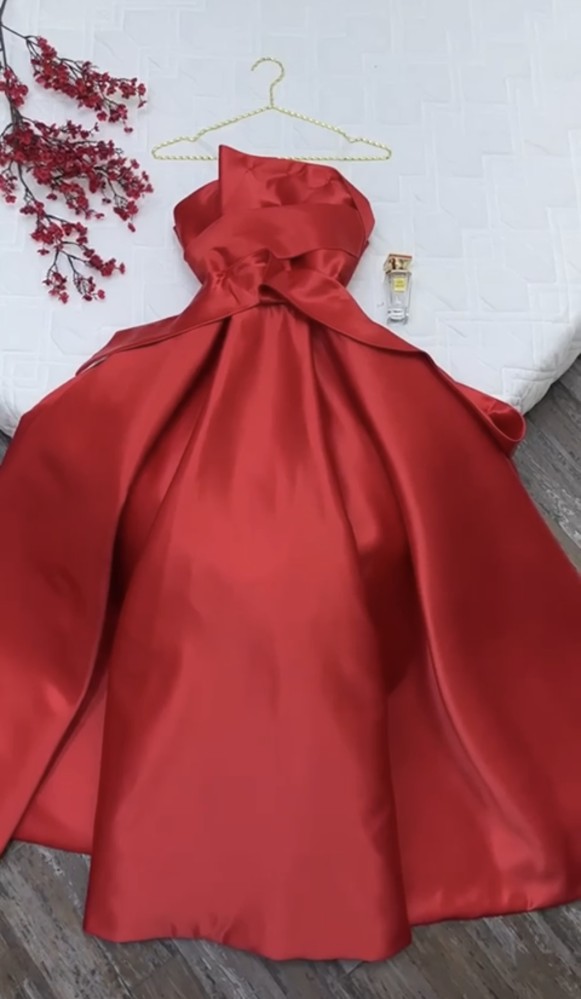 فستان ناره احمر