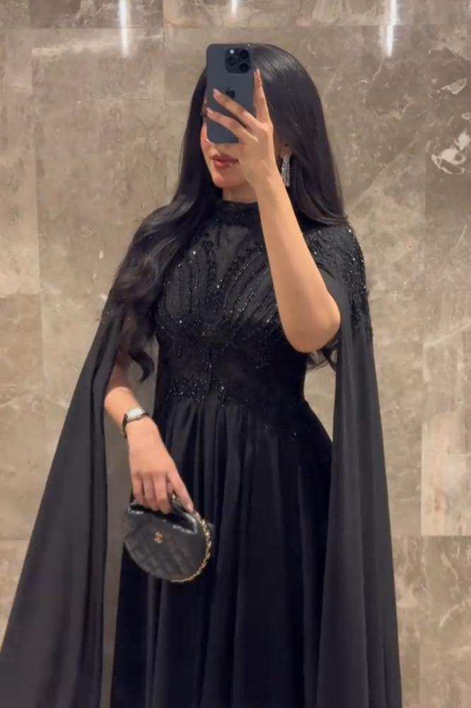 فستان سهره اسود فخم