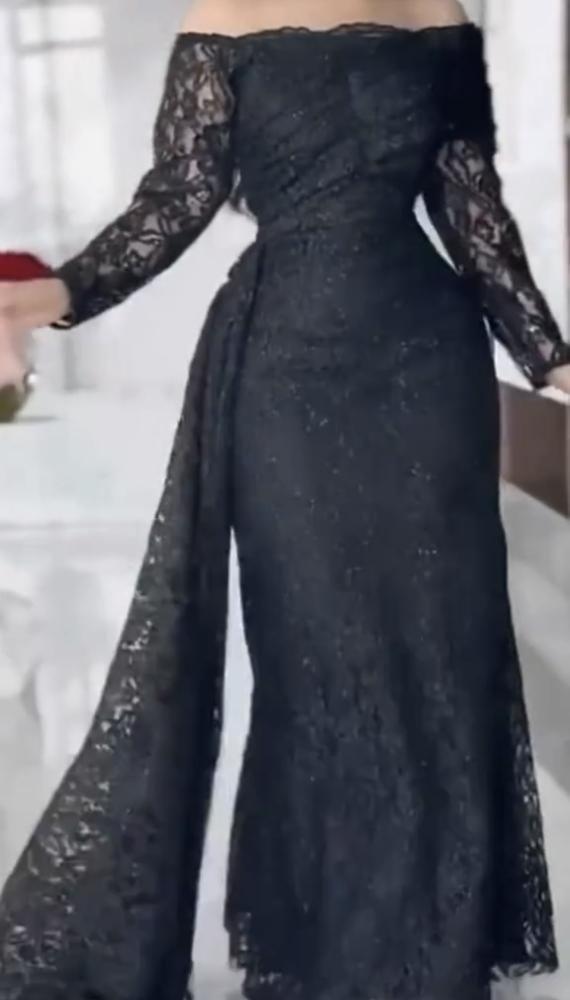 فستان سهره  اسود دانتيل