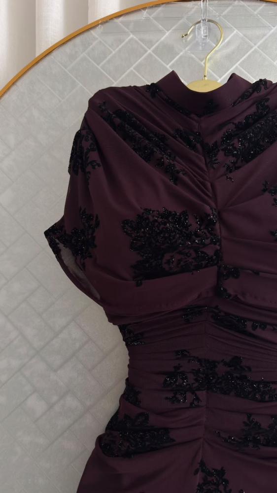 فستان سهره  ناعم متوفر الوان