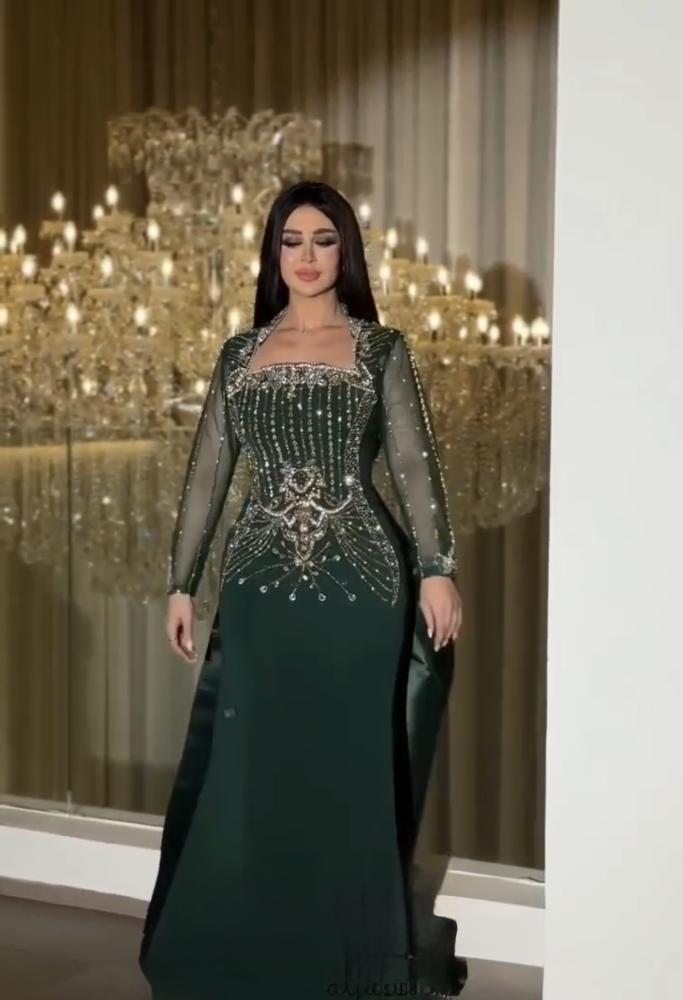 فستان  سهره زيتي