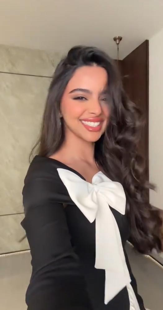 فستان سهره ابيض واسود