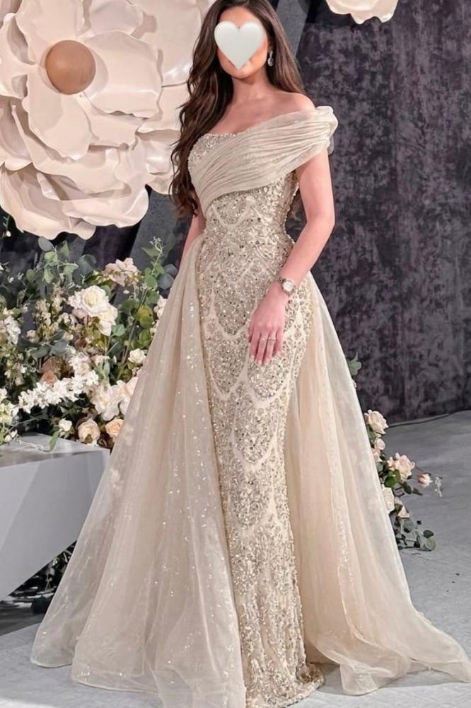 فستان سهره سكري فخم