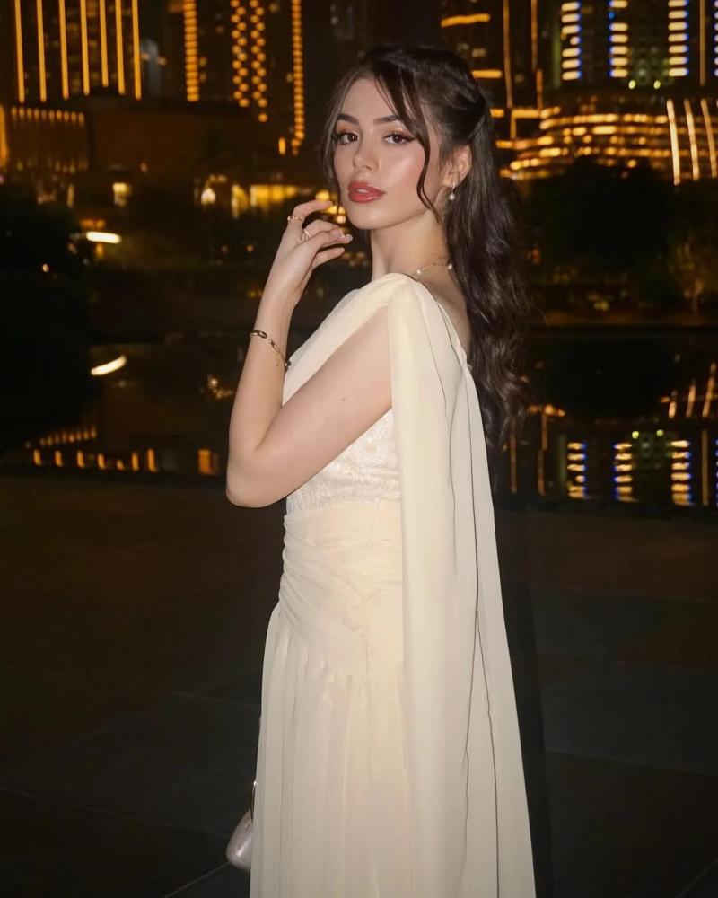 فستان سهره اصفر ناعم