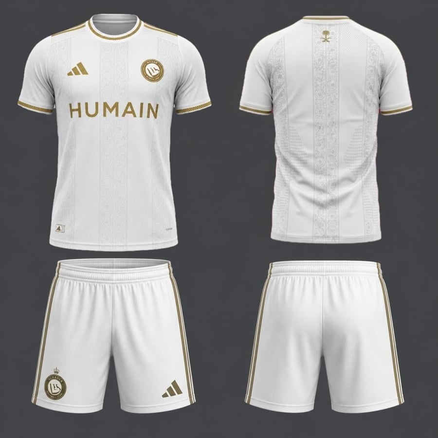 طقم النصر الثالث الأبيض 2027