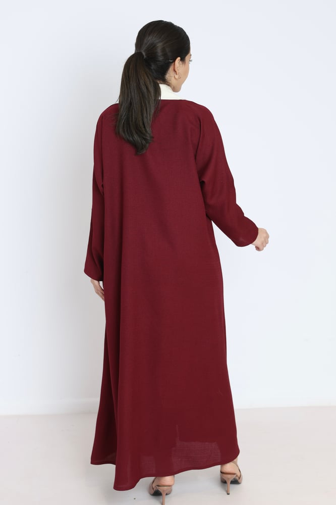Burnt Rouge Abaya
