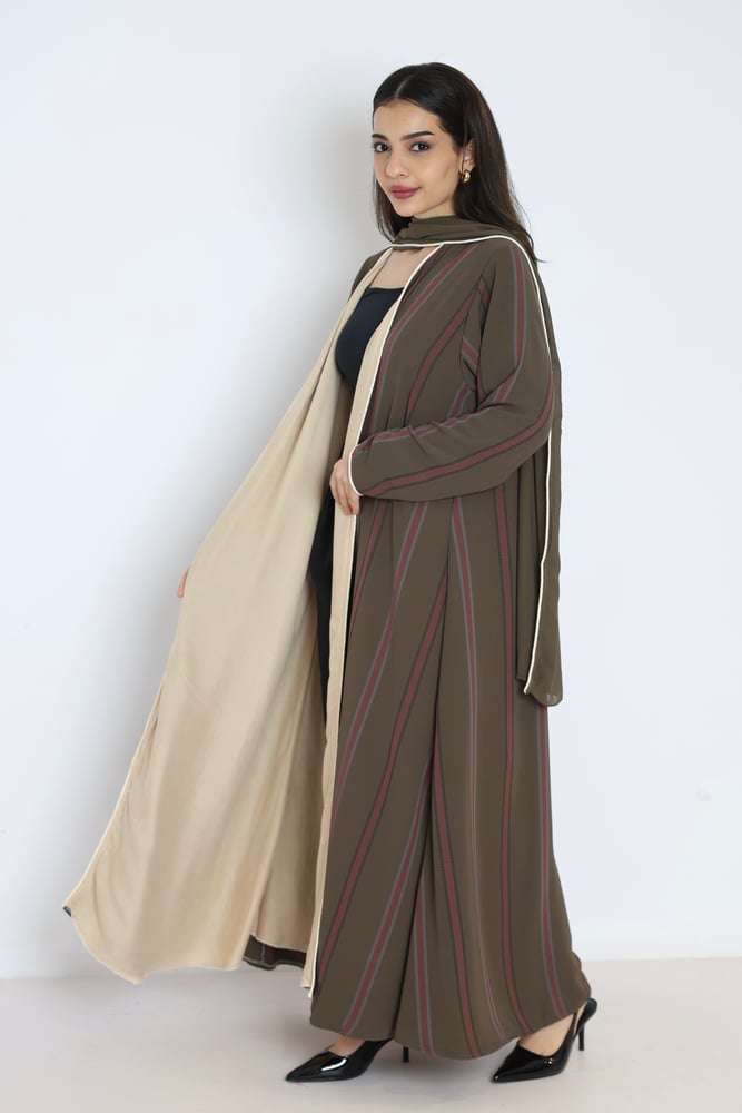 Olive Blush Abaya
