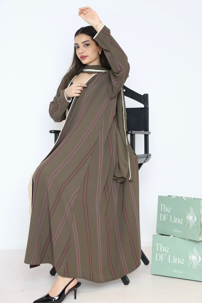 Olive Blush Abaya