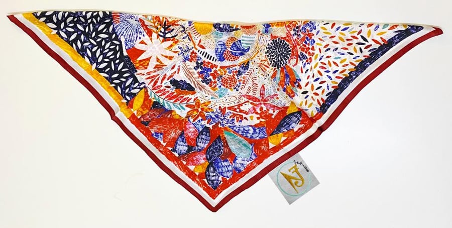 بندانه حرير التوت النقي 100٪ (65cm * 65cm)