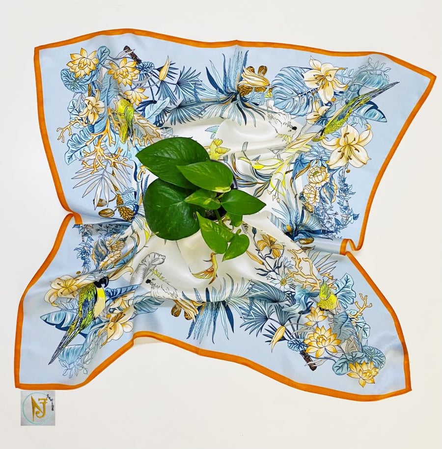 بندانه حرير التوت النقي 100٪ (65cm * 65cm)