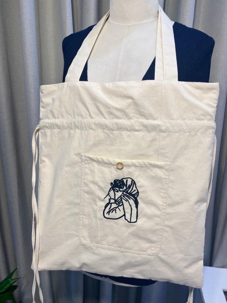 حقيبة قماشية مبطنة Tot Bag