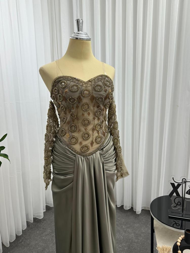 Elegant evening dress color sophisticated fabric