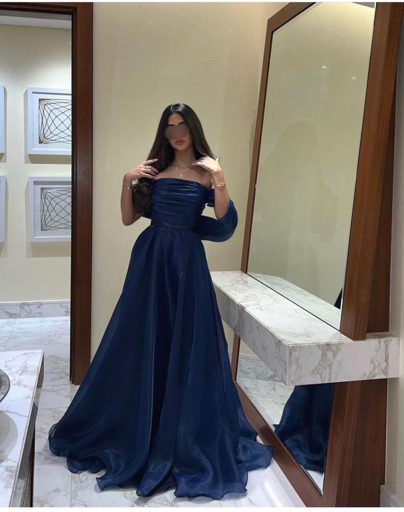 Elegant dress, organza fabric