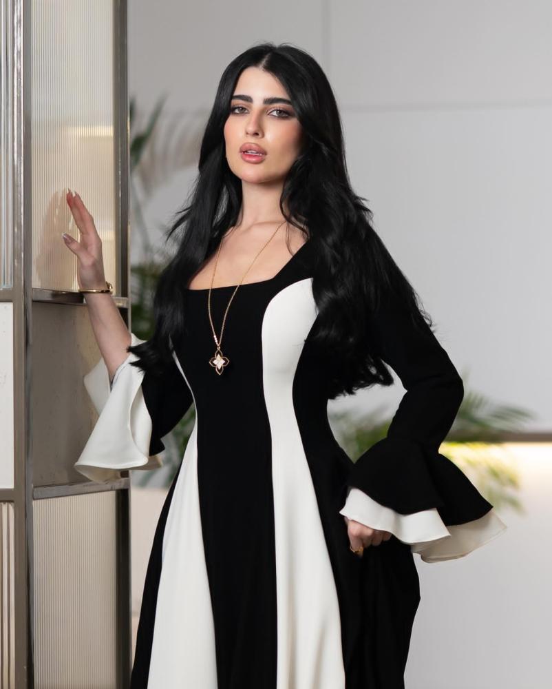 فستان سهرة طويل لون انيق خامه باربي