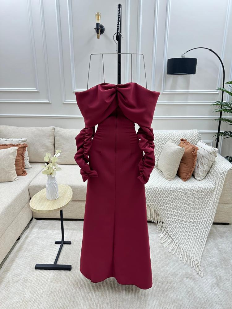 Elegant evening dress, Barbie fabric