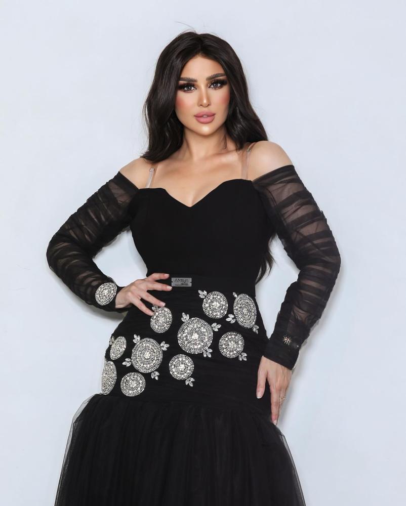 Evening dress, elegant and sophisticated color, original Barbie fabric, first grade, on Tulle Tielandi, original, with exquisite hand embroidery