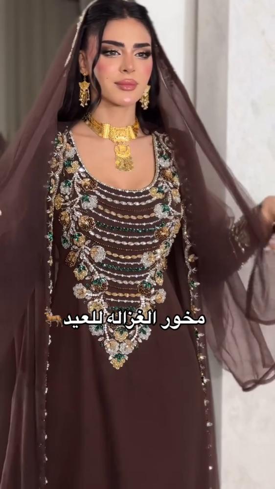 Eid decoration, elegant material, embroidered with crystal