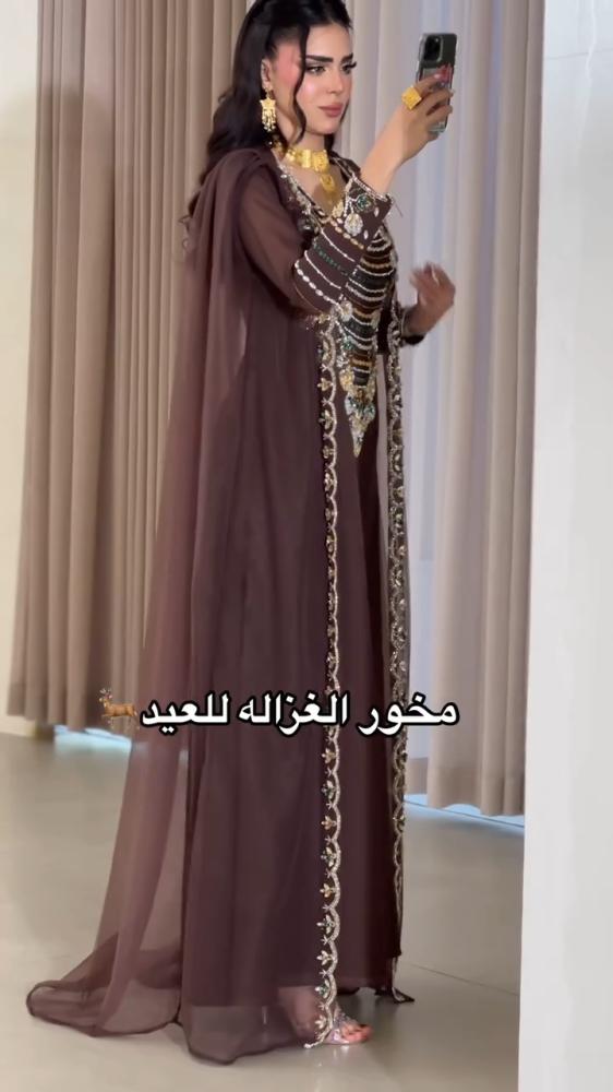 Eid decoration, elegant material, embroidered with crystal