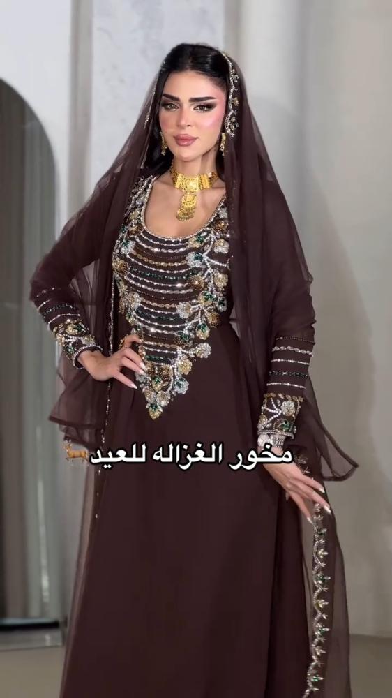 Eid decoration, elegant material, embroidered with crystal