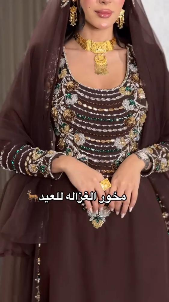 Eid decoration, elegant material, embroidered with crystal
