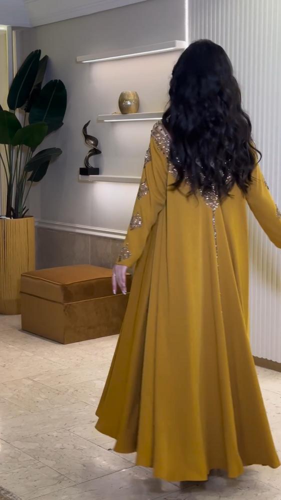 جلابيه العيد انيق خامه جورجيت مبطن
