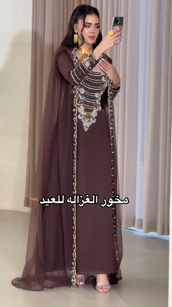 Eid decoration, elegant material, embroidered with crystal