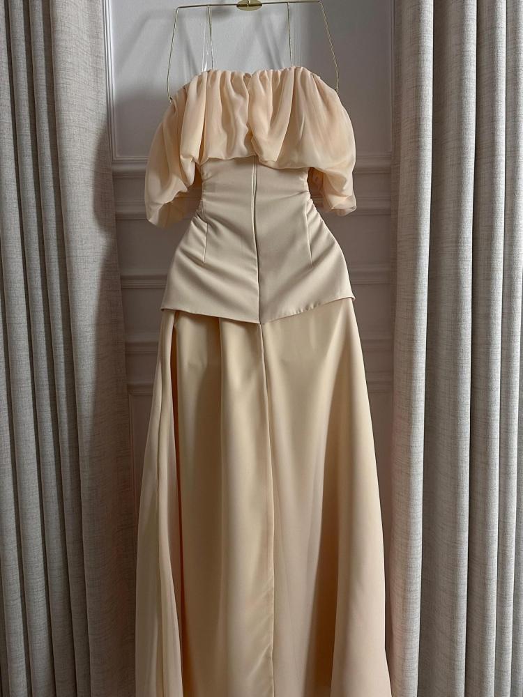 Soft dress, elegant color, Barbie fabric