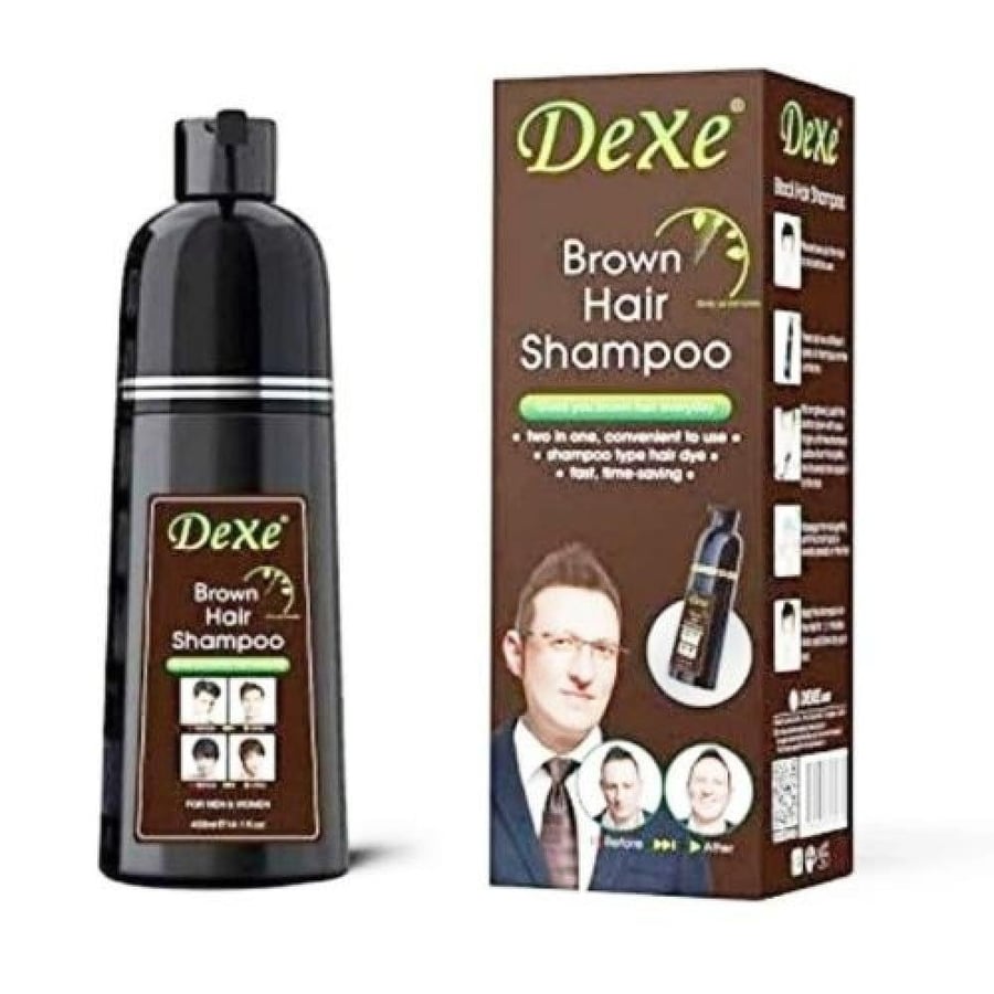 Dexe شامبو صبغة بني 400 مل