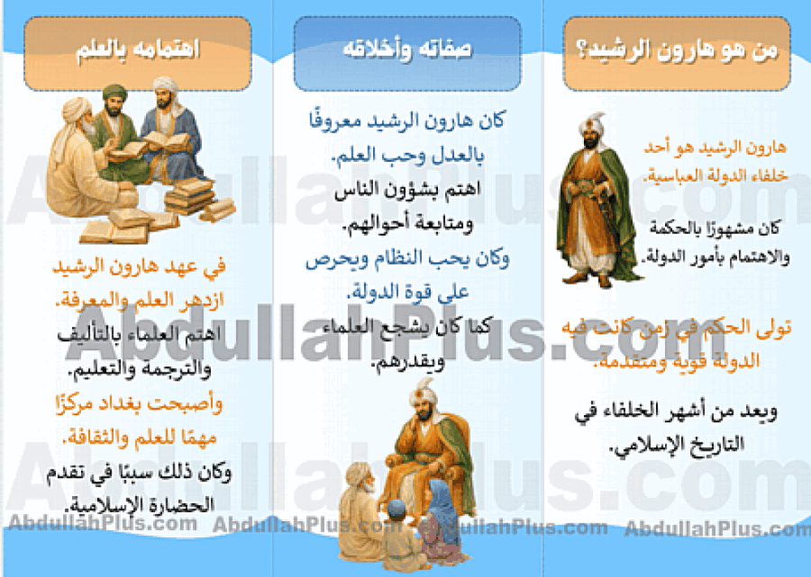 مطوية هارون الرشيد PDF