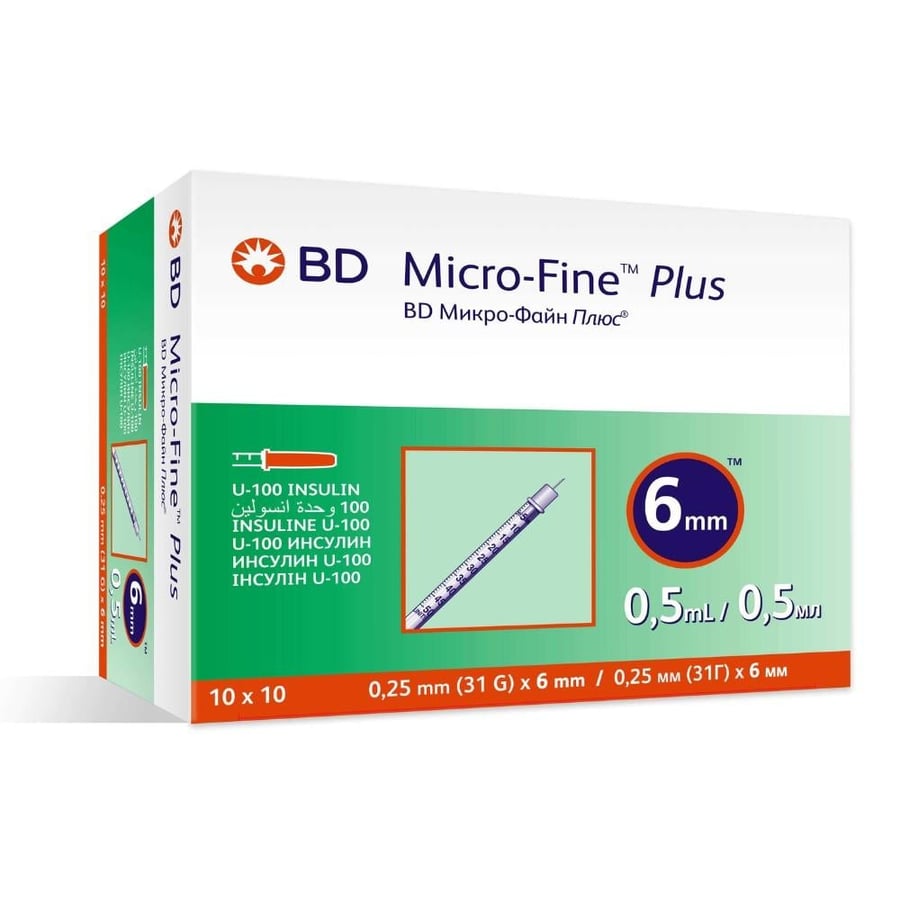 BD Micro-Fine Plus 0.5ml Insulin Pens – Original, for Home Use